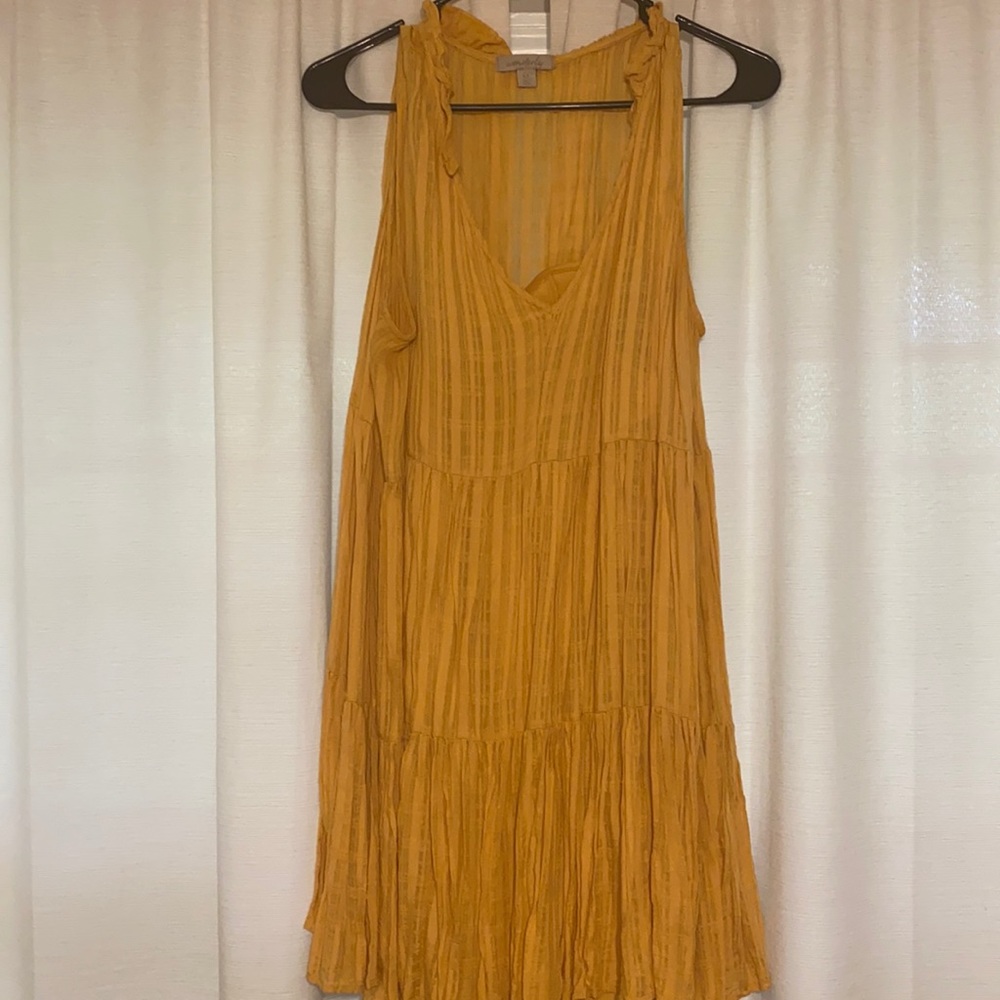 Wonderly brand mustard color sundress